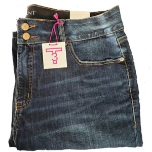 Lane Bryant Dark Blue Flare Jeans